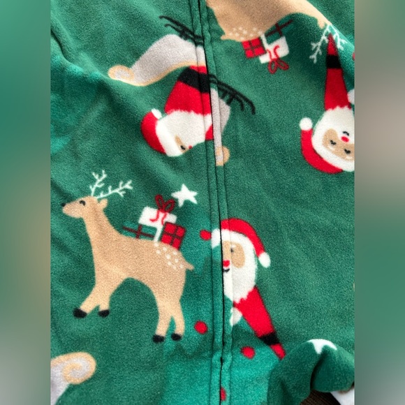 Carter‘s Toddler Footies PJ Christmas Santa Reindeer - Picture 2 of 6